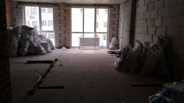 Демонтаж перегородок в Ачинске: пример №1.